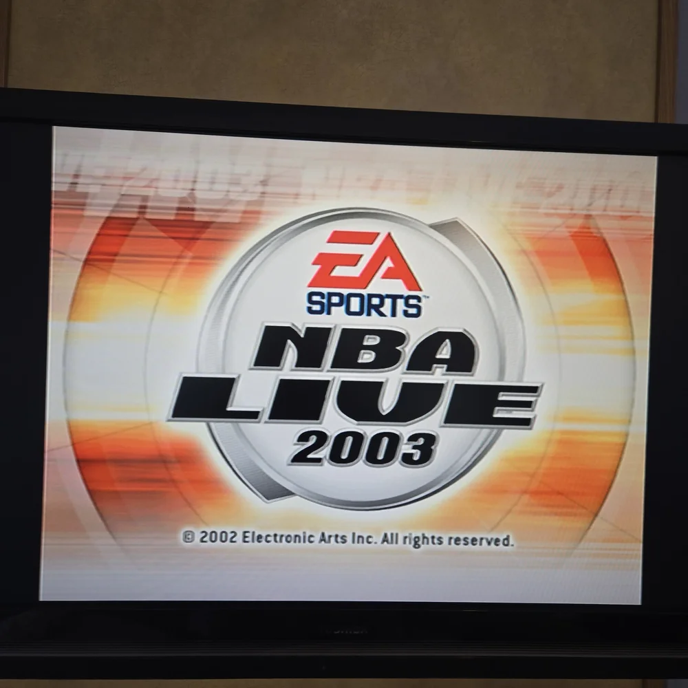 NBA Live 2003 PlayStation 2 Game 2 Disc Game Tested Working Conplete